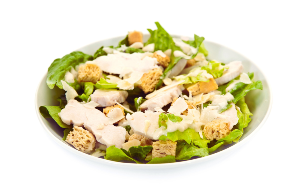 Quickest Chicken Caesar Salad